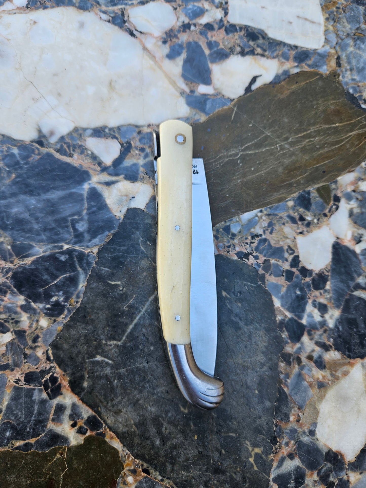 Vintage French Pèlerin Folding Knife — Bone Handle | Made in Thiers, France