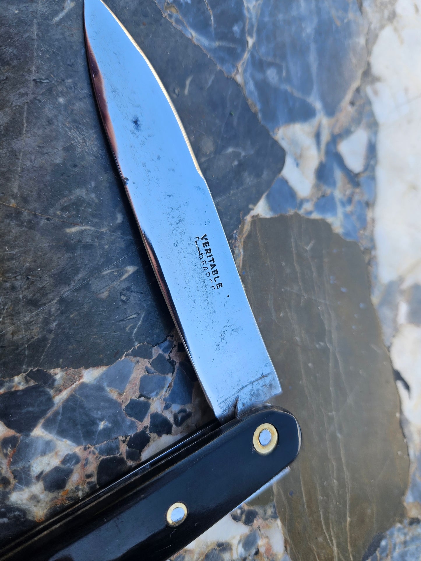 Vintage French Roannais Folding Knife - Farge | Horn Handle |

Thiers, France